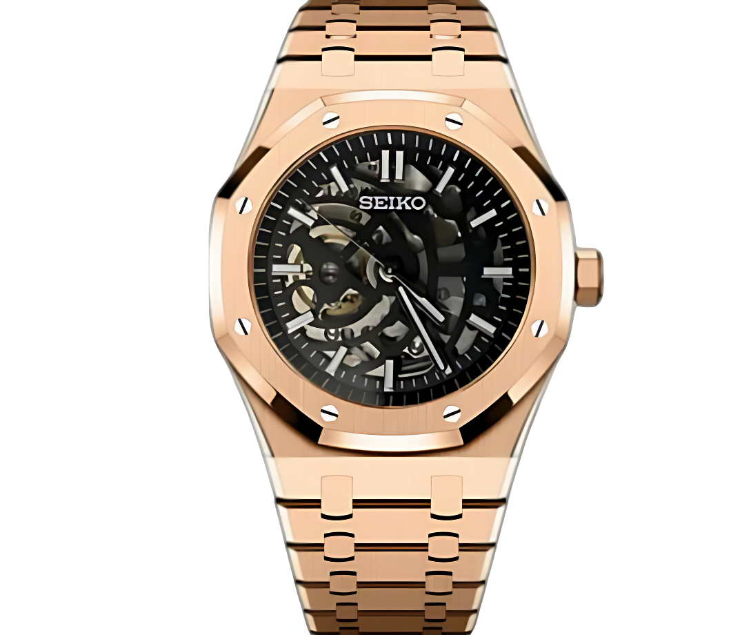 Rose Gold Skeleton Oak