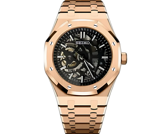 Rose Gold Skeleton Oak