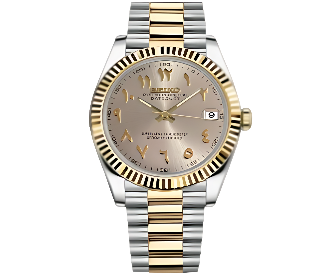 The Royal Seiko Datejust – Two-Tone Arabic Edition